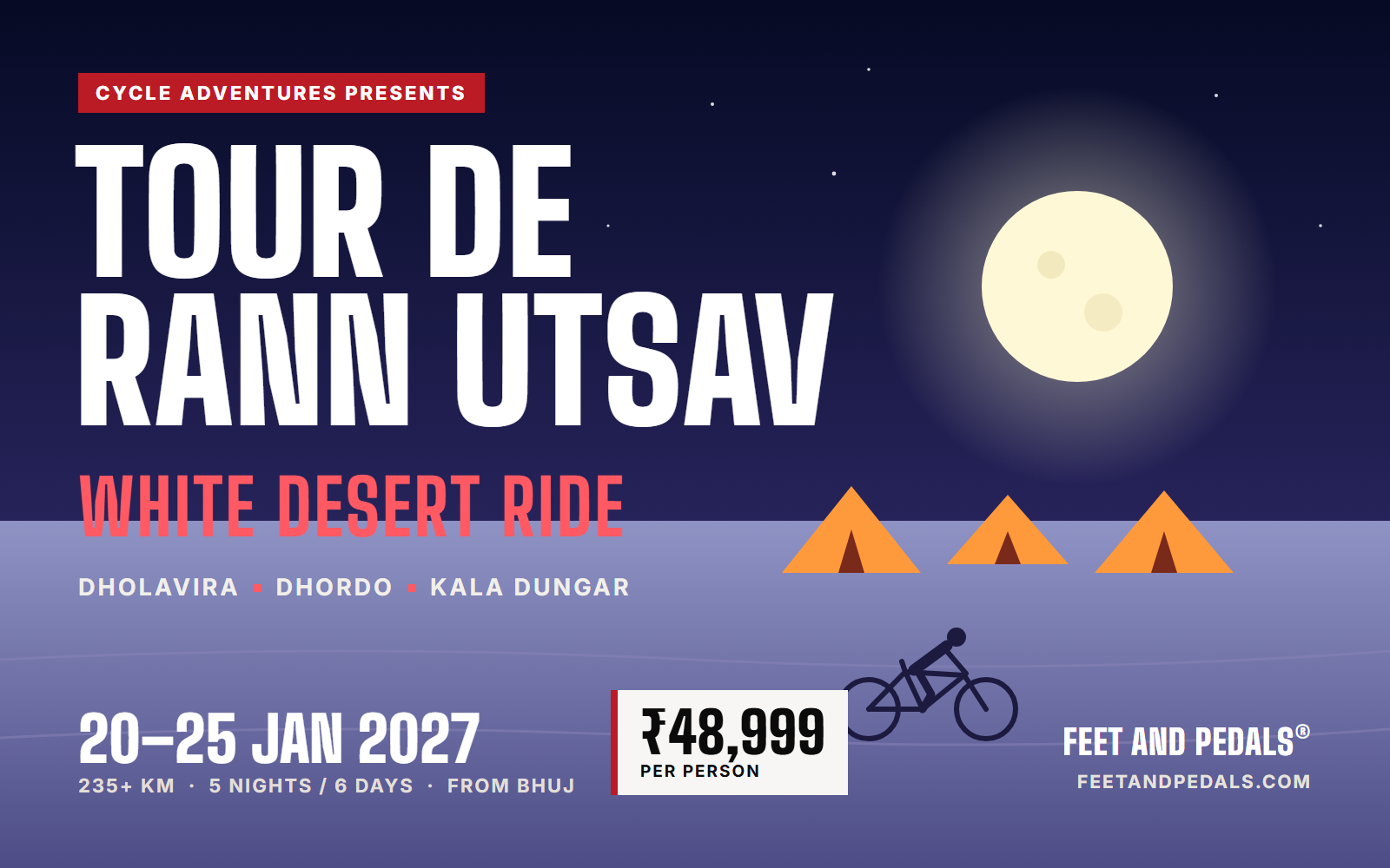 Tour de Rann Utsav (20-25 Jan 2027)